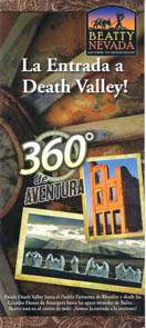 Gateway to Death Valley rack card, Spanish