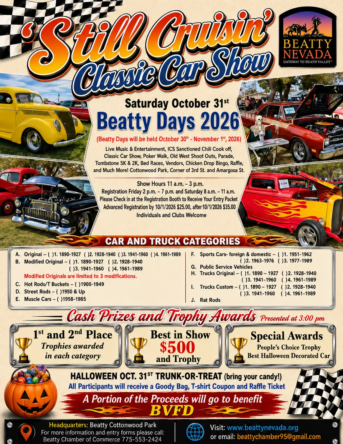'Still Cruisin' Classic Car Show flyer