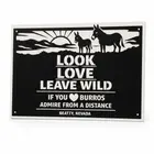 Burro Metal Sign