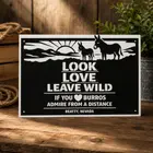 Burro Metal Sign