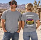 Save Our Asses T-Shirt - Gray