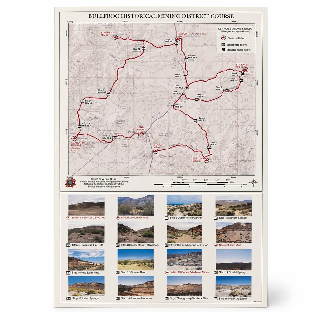NV Ghost Town Map