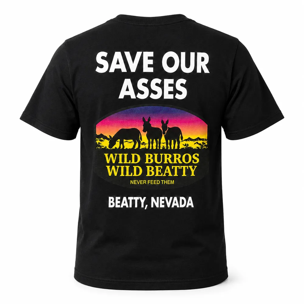 Save Our Asses T-Shirt - Black