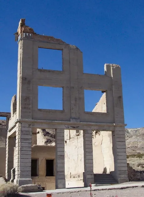 Rhyolite ghost town